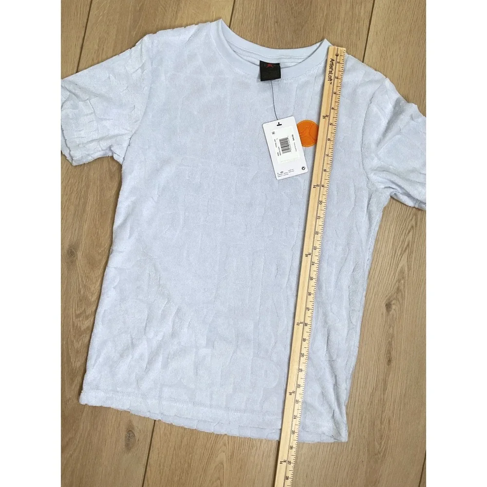Jordan Kids Football Gray T-Shirt Top Orange Logo Size L 12-13 yrs‎ NWT